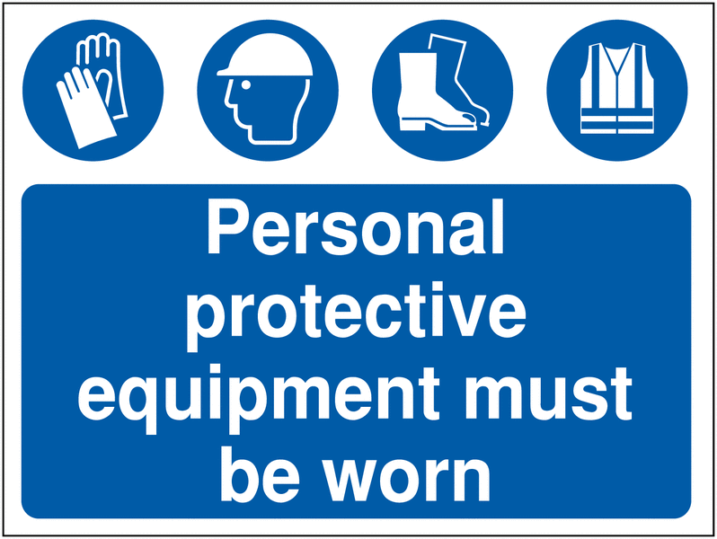 PPE sign