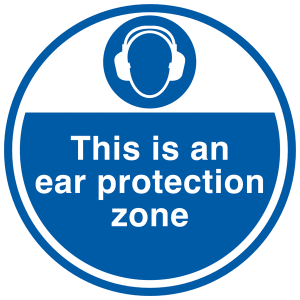 Ear Defender Sign
