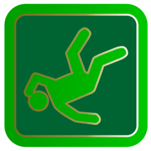Workplace accident icon