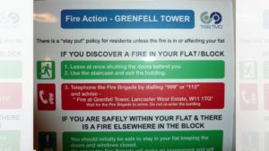 Grenfell safety notice