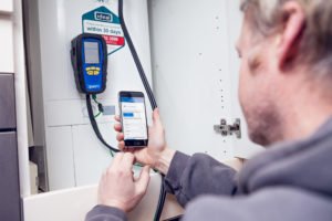 Gas Safety Specialists, Gas Tag app in use