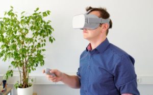 VR headset in use for Lendlease safety project