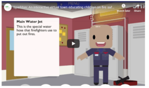 Sparkton, interactive fire safety town