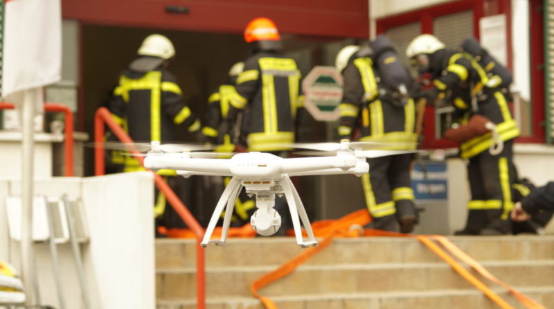 Firefighting drones