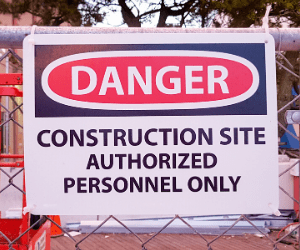 Construction danger