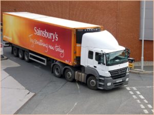 sainsbury's lorry