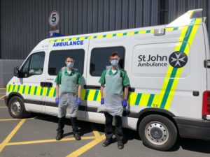St John Ambulance volunteers support the NHS during pandemic