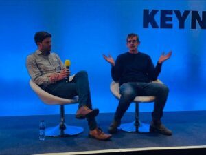 Louis Theroux and Ian Hart at Safety & Health Expo 2022