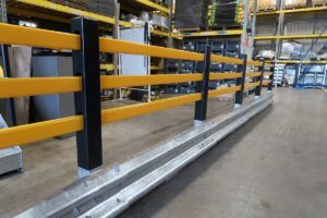 Pedestrian Safety Barriers with Safety Gates