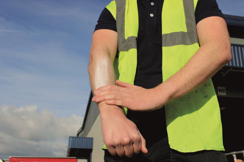 New research into attitudes towards UV protection at work revealed that one third of outdoor workers never apply sun protection cream on the job.