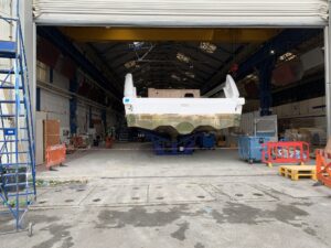A premium yacht maker has been charged with a £600,000 fine after one of its workers suffered life changing injuries at its shipyard in Plymouth.