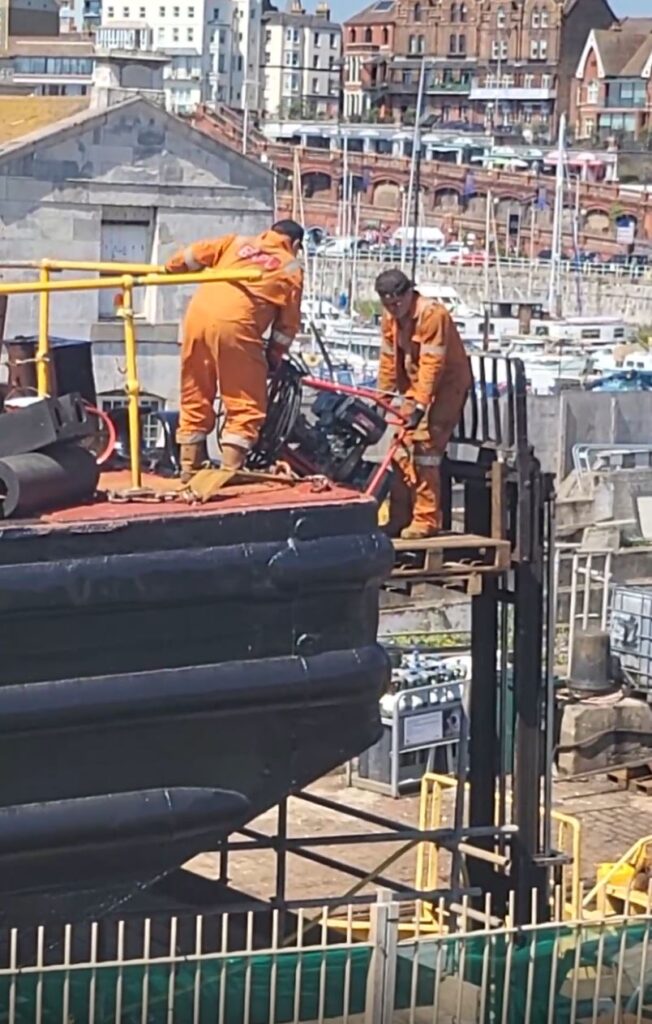 A company has been fined £100k after onlookers spotted an employee working from height while standing on a pallet raised by a forklift truck at Ramsgate Harbour.