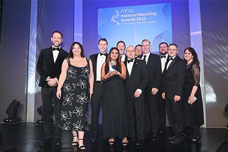 The firm's hi-vis workwear range has been named recycled product of the year at a national awards ceremony.